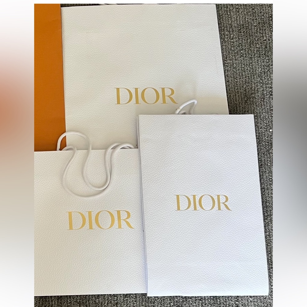 Dior shopping bags